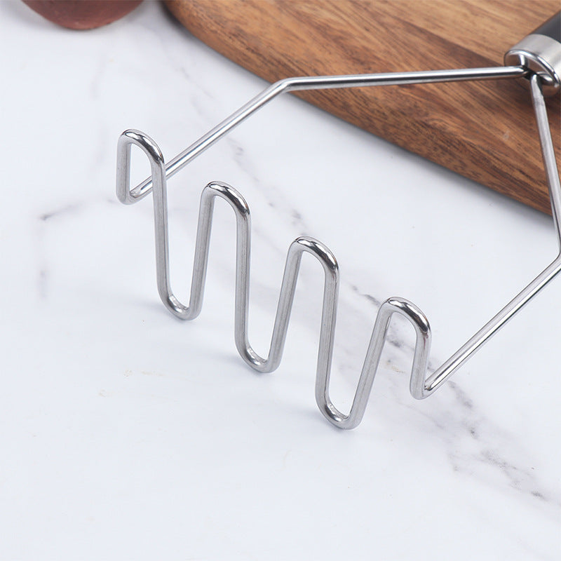 Stainless Steel Potato Press Non-slip Handle Potato Press Masher