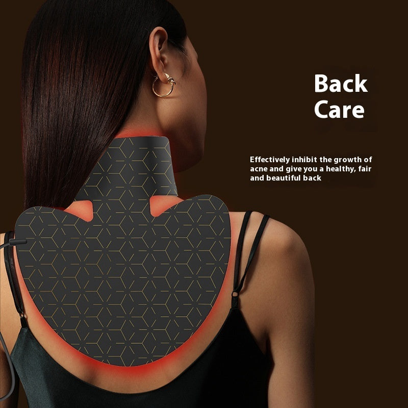 Neck Silicone Mask Led Red Blue Light