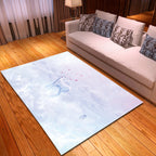 Non-slip Floral Mat for Living Room