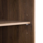 Wood Color Tall Bedroom Armoire Wardrobe Closet Clothing Storage Cabinet