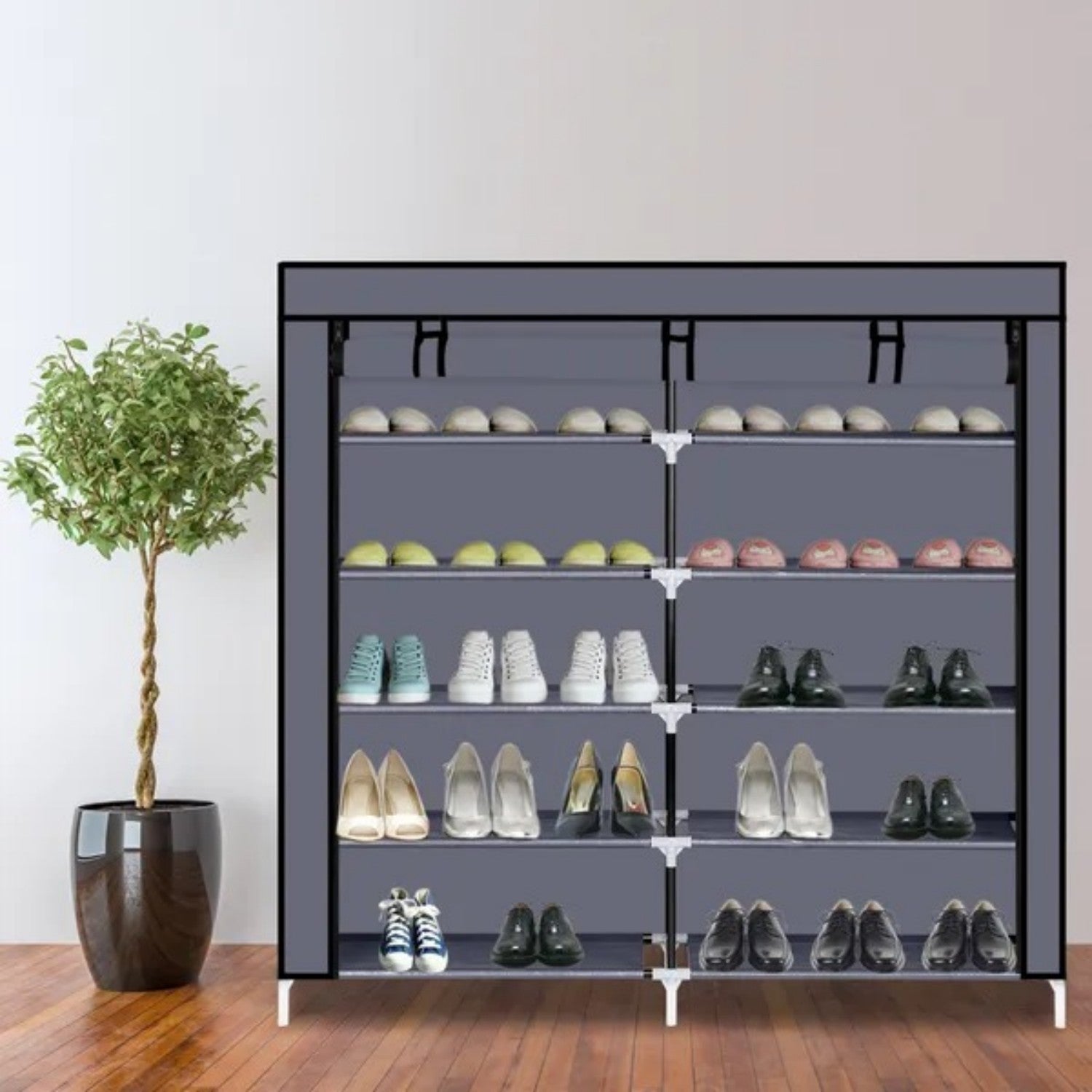 Portable Fabric Shoe Rack