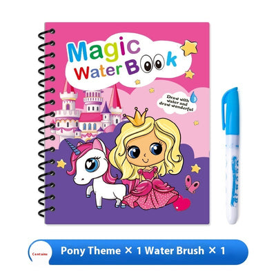 Children's Kindergarten Magic Painting Water Repeated Graffiti Watercolor Painting Book Album