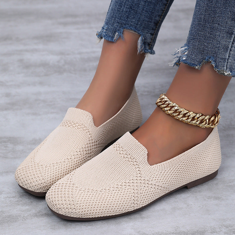 Velona – Casual Flat Sneakers with Flexible Sole