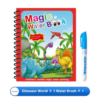 Children's Kindergarten Magic Painting Water Repeated Graffiti Watercolor Painting Book Album