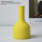 Yellow Ceramic Vases