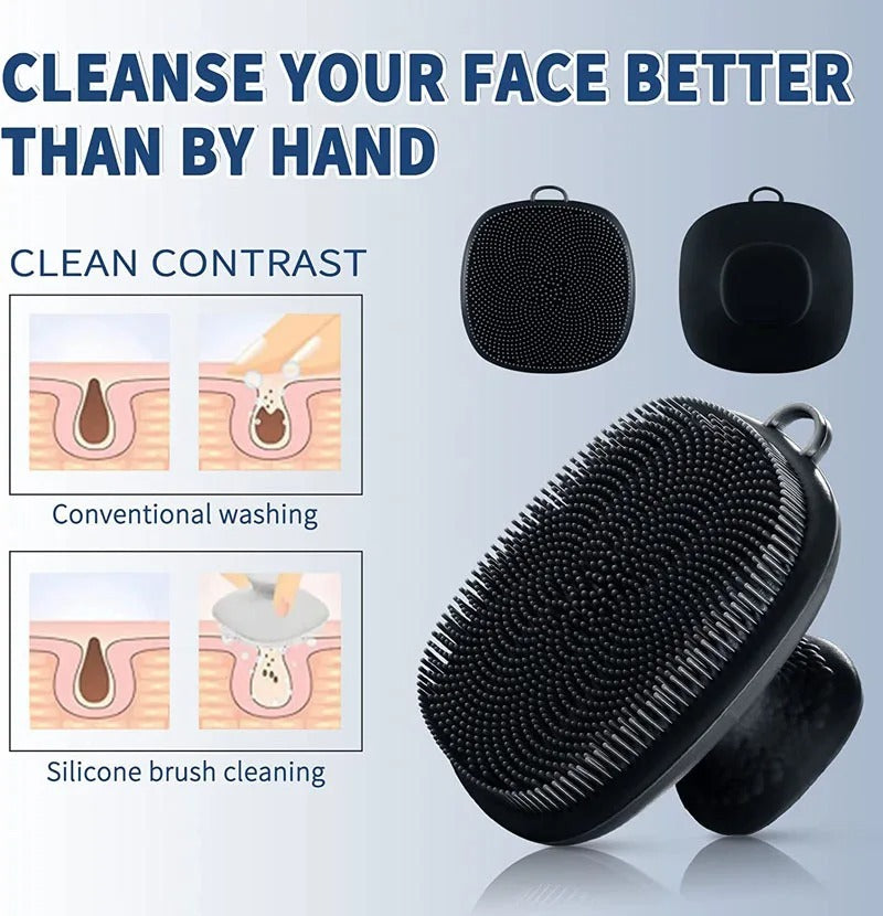 Handheld Silicone Face Scrubber Cleansing Brush