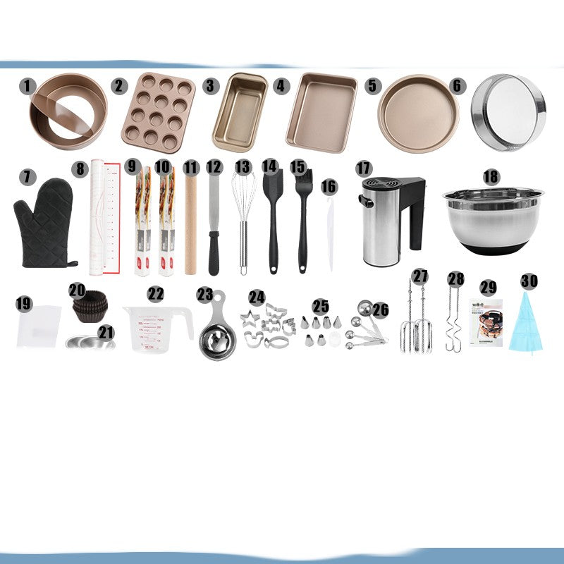 Baking Tools Oven Cake Mold Pan Full Set