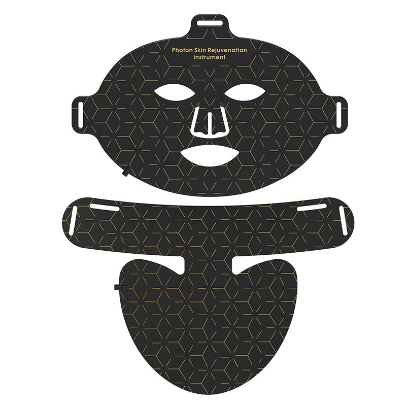 Neck Silicone Mask Led Red Blue Light