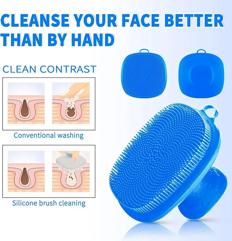 Handheld Silicone Face Scrubber Cleansing Brush