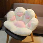 Cute Cat Paw Pillows Plush Chair