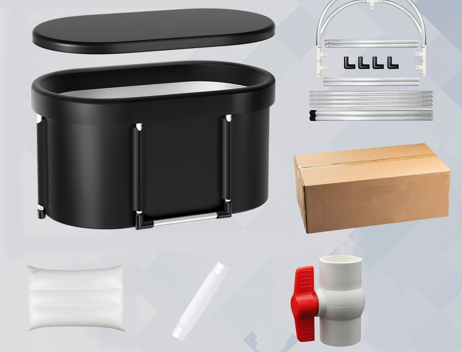 Folding Bath Barrel Home Assembly Folding Bathtub