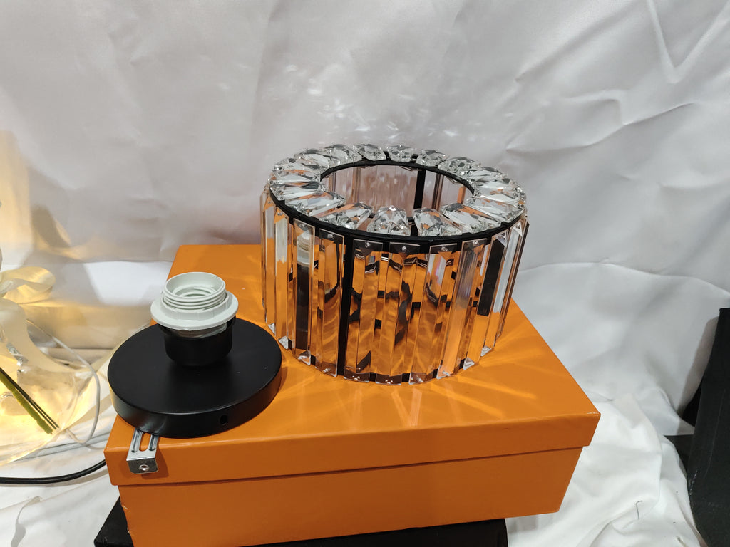 Square Crystal Ceiling Light Fixture