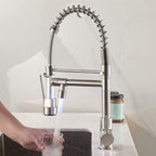 Bathroom Kitchen Double Water Hot And Cold Spring Faucet